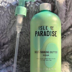 Isle of Paradise Self-Tanning Butter medium with pump - 500ml - 2 AVAIL